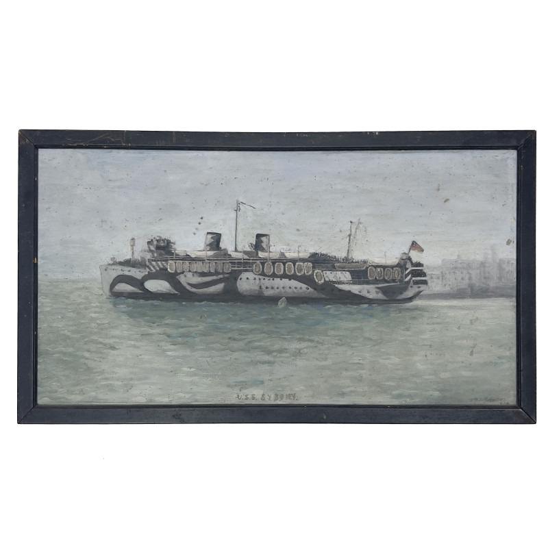 Unknown Artist - USS Syboney