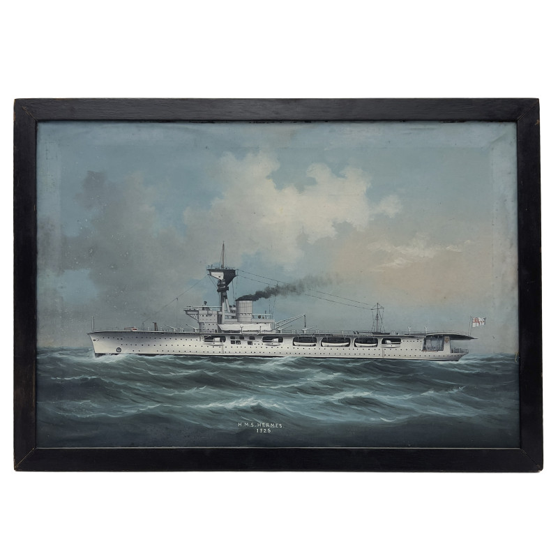 Unknown Artist - H.M.S. Hermes, 1925