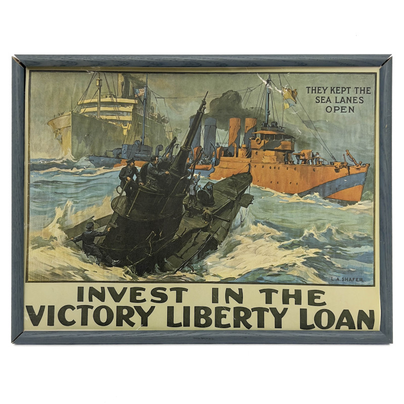 Leon Alaric Shafer - Invest in the Victory Liberty Loan Reproduction