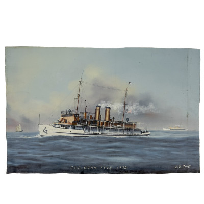 Image for Lot Unknown Artist - U.S.S. Guam 1928-1930