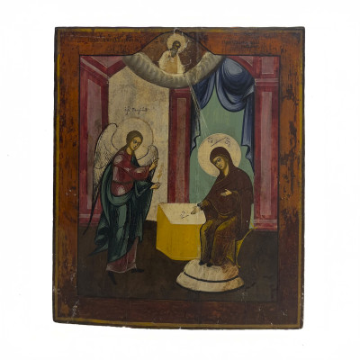 A North Russian Icon of the Annunciation