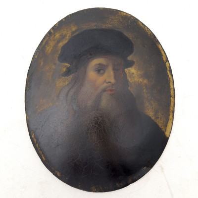 Group of Four Grand Tour Portraits of Old Masters