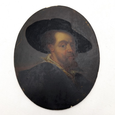 Group of Four Grand Tour Portraits of Old Masters