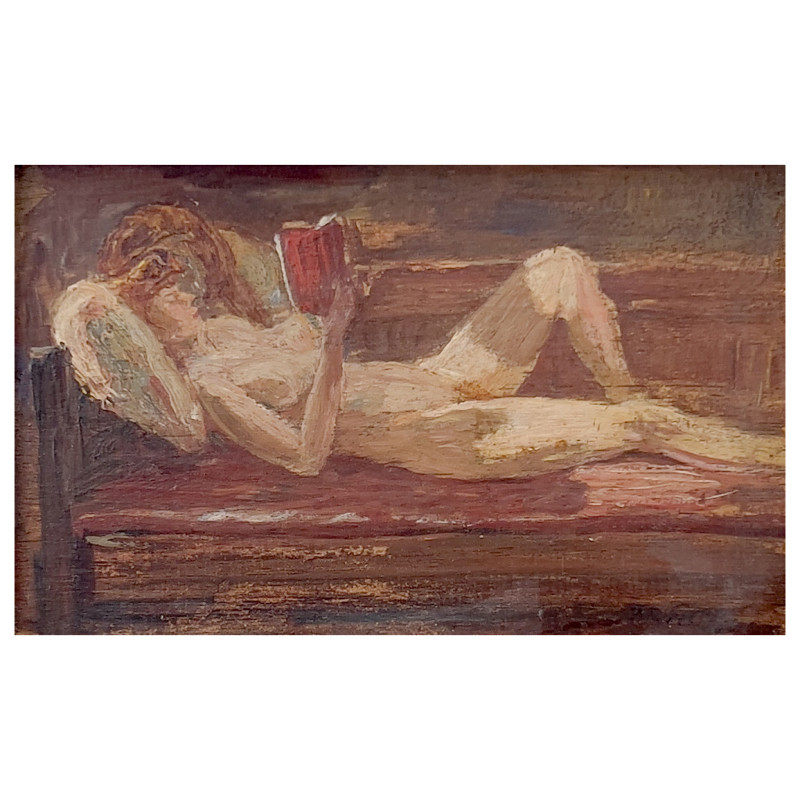Unknown Artist - Untitled (Woman Reading)