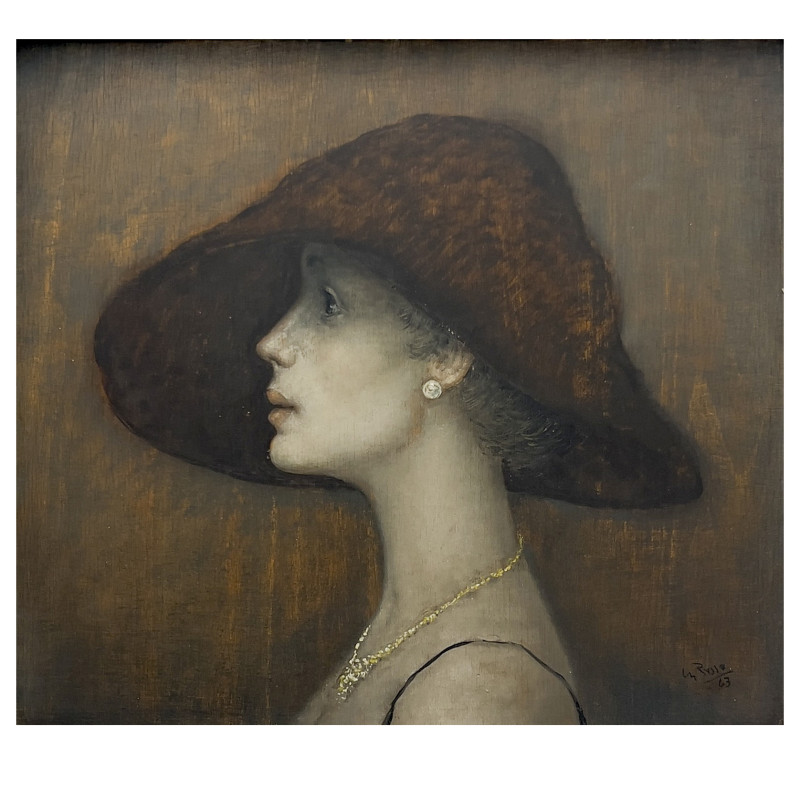 Mario Russo - donna con l'orecchino