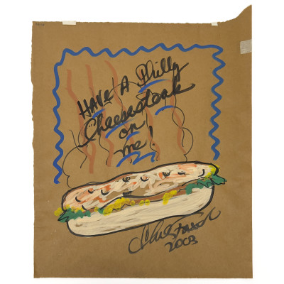 Image for Lot Charles Fazzino - Have a Cheesesteak on Me!