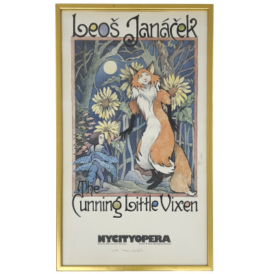 Image for Lot Maurice Sendak - The Cunning Little Vixen Exhibition Poster