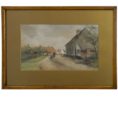 Image for Lot Jan Hillebrand Wijsmuller - Village Scene