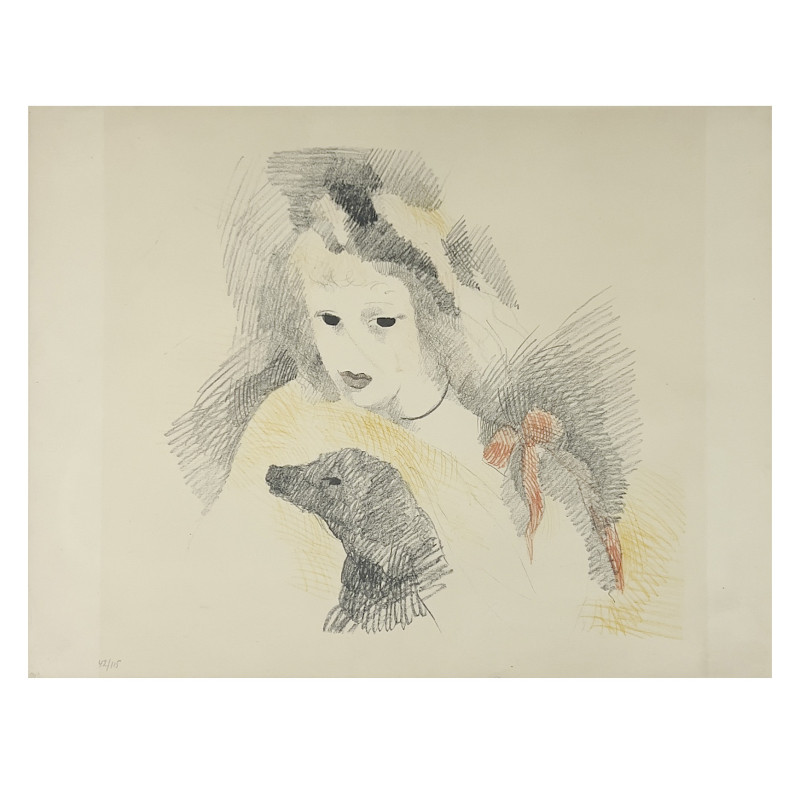 Marie Laurencin - Femme avec chien