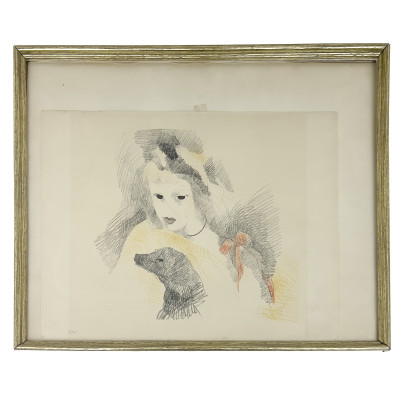Marie Laurencin - Femme avec chien