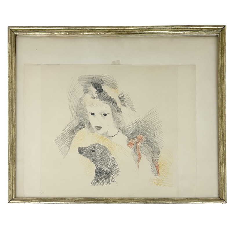 Marie Laurencin - Femme avec chien