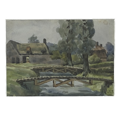 Image for Lot Lieutenant John Empson Tindall - Bridges at Sailly-sur-la-Lys