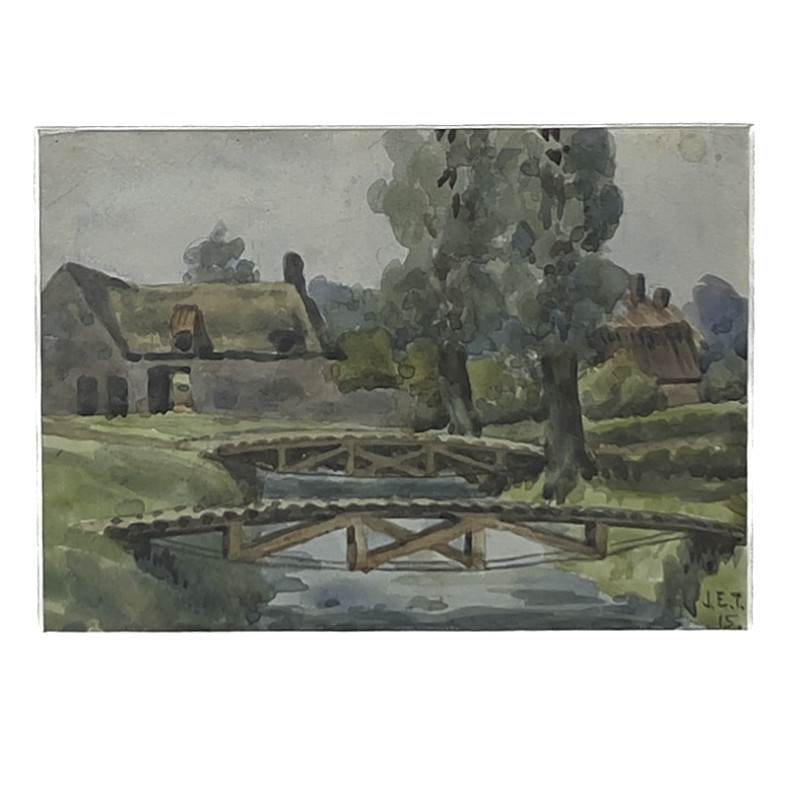 Lieutenant John Empson Tindall - Bridges at Sailly-sur-la-Lys