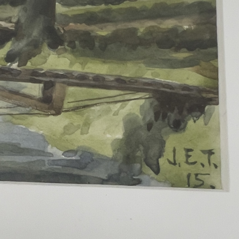 Lieutenant John Empson Tindall - Bridges at Sailly-sur-la-Lys