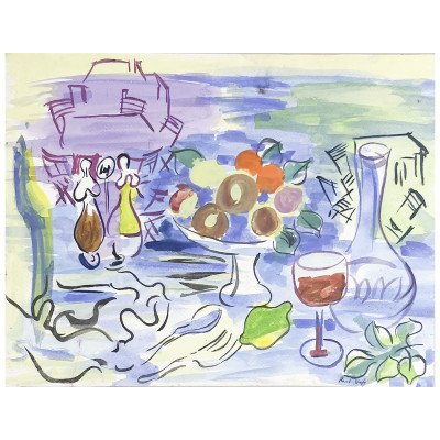 Image for Lot Nature morte au jardin, after Raoul Dufy