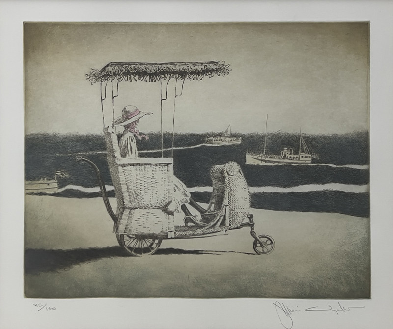 Jamie Wyeth - Atlantic City Rolling Chair