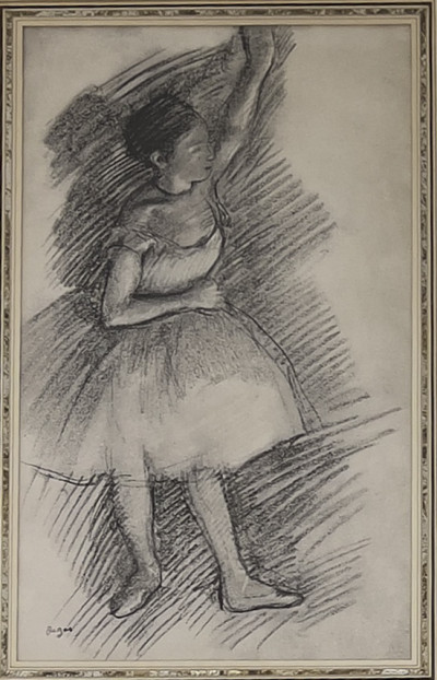 after Edgar Degas - A Pair of Ballet Dancer Prints