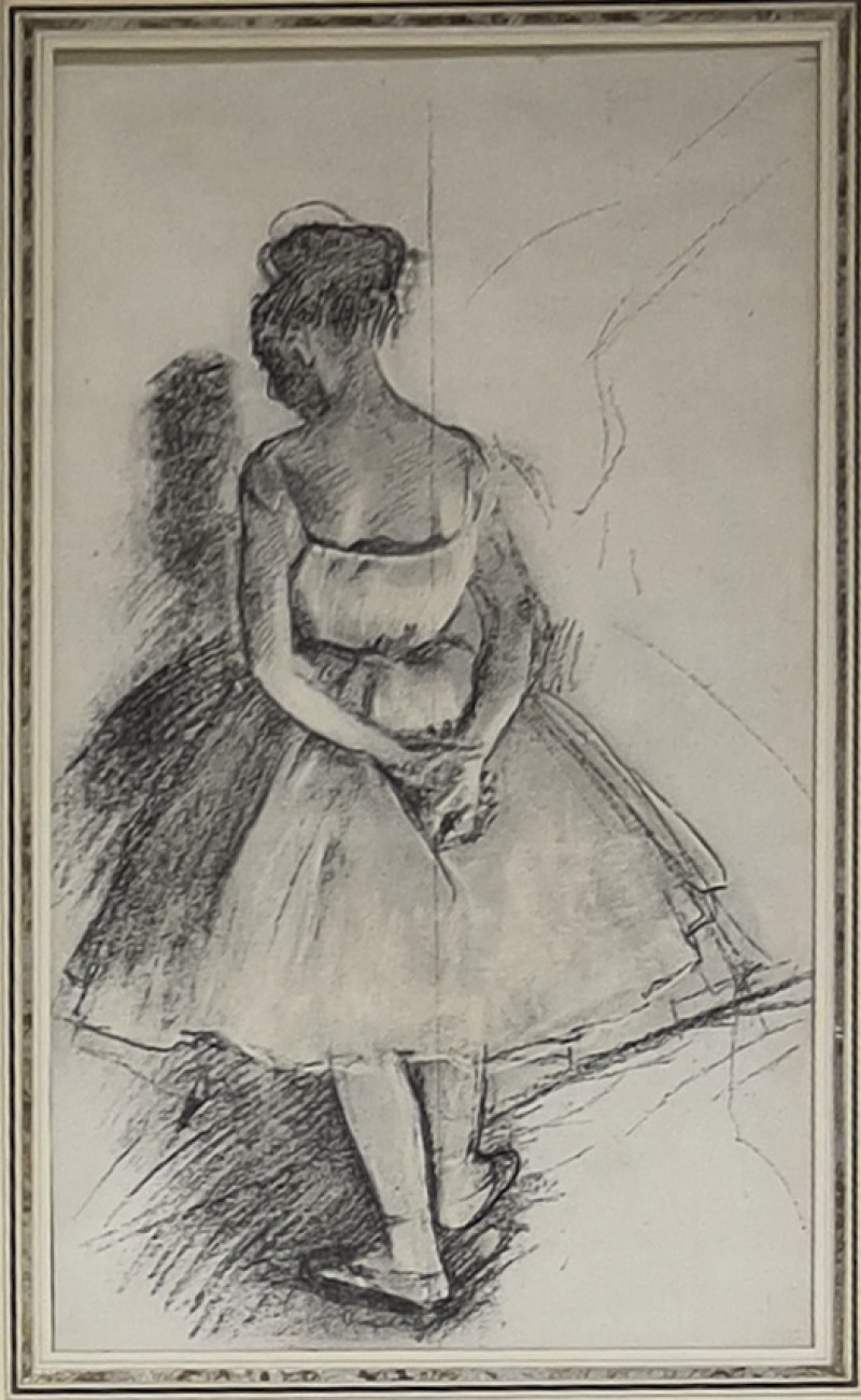 after Edgar Degas - A Pair of Ballet Dancer Prints