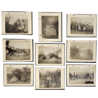 Image for Lot Unknown Artist - Native American, Nine Photographs