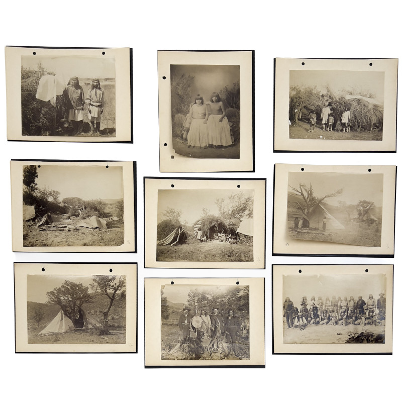Unknown Artist - Native American, Nine Photographs