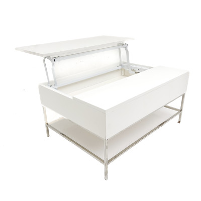 West Elm Lacquer Storage Pop-Up Coffee Table