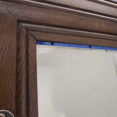 An Italian Art Deco Style Walnut and Beechwood Hall Rack