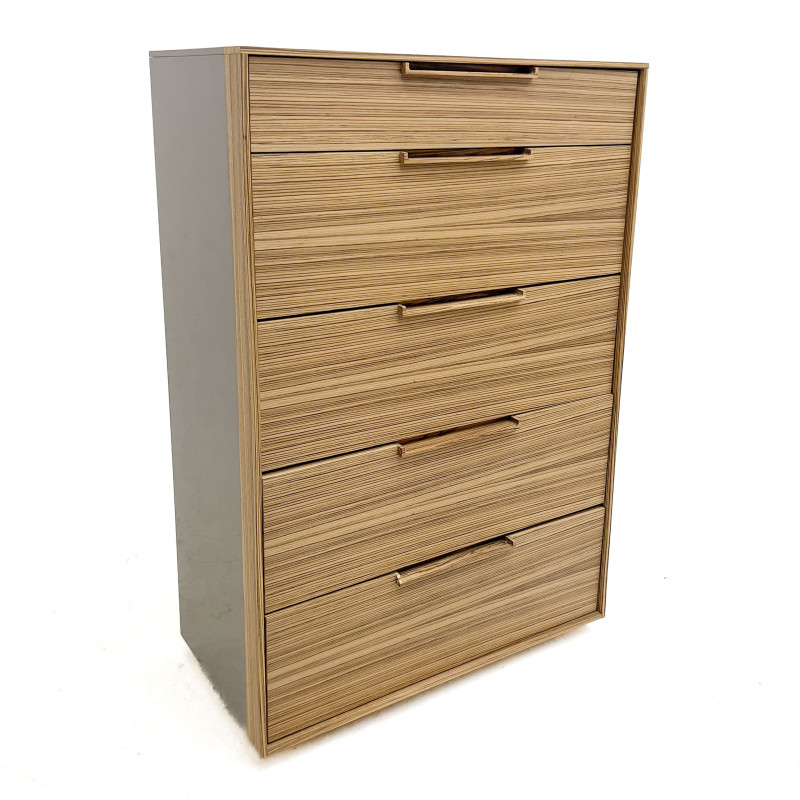 Zebrawood Chest of Drawers