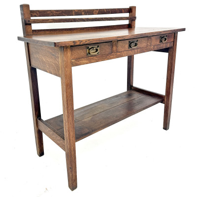 Image for Lot Gustav Stickley (attributed) - Three Drawer Credenza