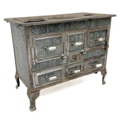 Image for Lot Art Nouveau Tile Stove