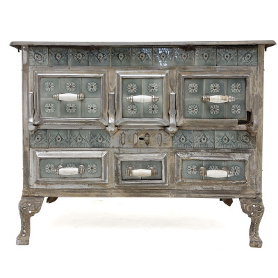Art Nouveau Tile Stove