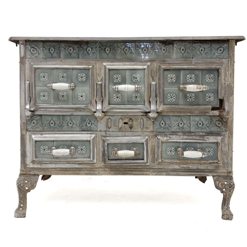 Art Nouveau Tile Stove