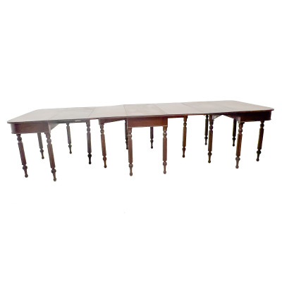 Regency Style Mahogany Banquet Table