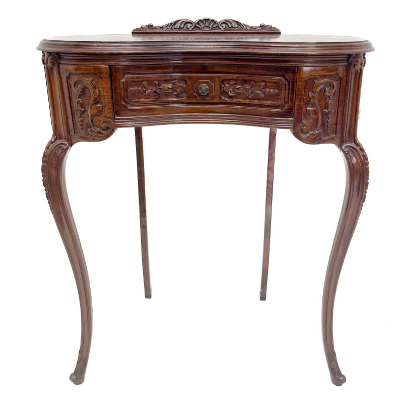 Louis XV Style Walnut Writing Desk