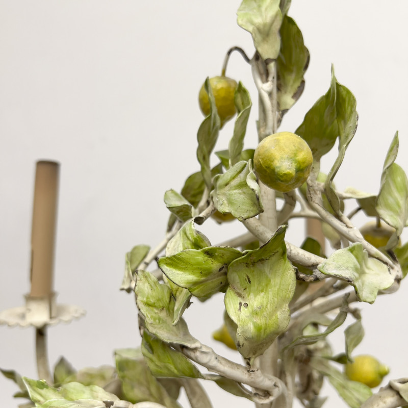 An Italian Tole Chandelier with Lemons