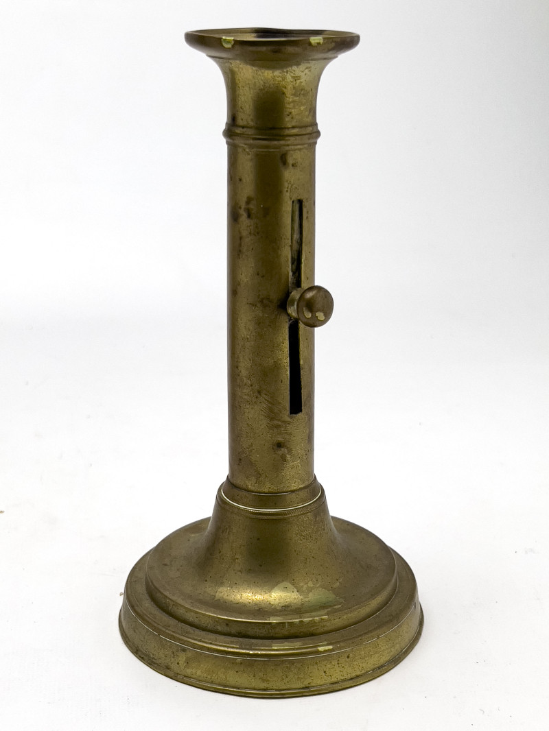 Brass Nautilus and Push Up Candlestick Group