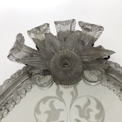 Venetian Etched Glass Mirror