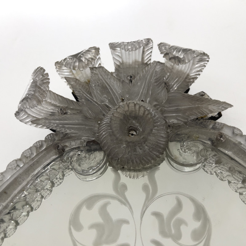 Venetian Etched Glass Mirror