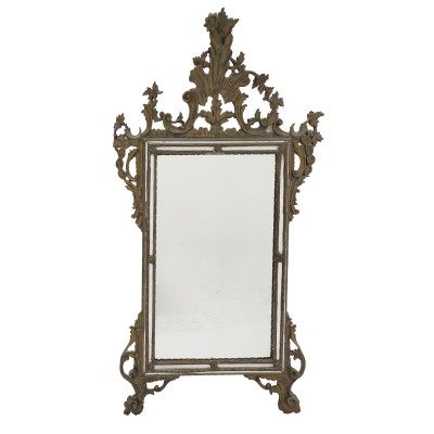 Image for Lot A Chippendale Style Carved Gilt-Wood Wall Mirror