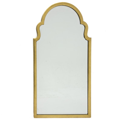 Image for Lot A Queen Anne Style Gilt-Wood and Beveled Glass Wall Mirror