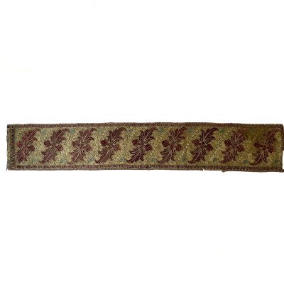 Image for Lot A Continental Tapestry Border Fragment (Galon)