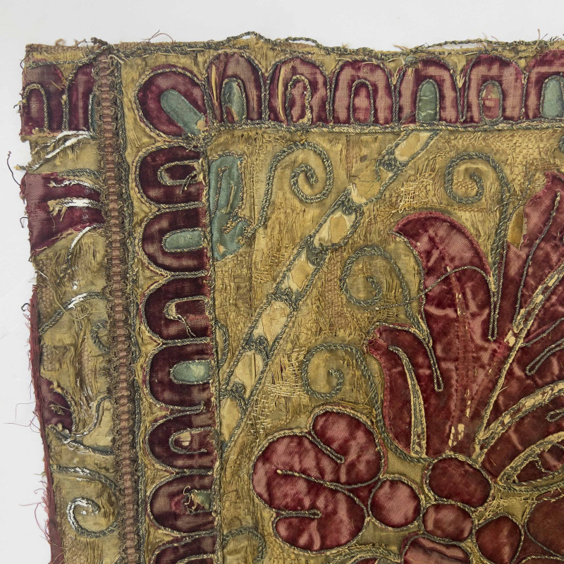 A Continental Tapestry Border Fragment (Galon)