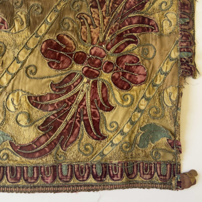 A Continental Tapestry Border Fragment (Galon)