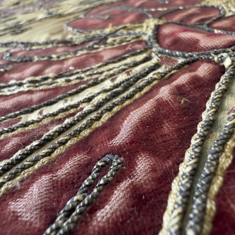 A Continental Tapestry Border Fragment (Galon)