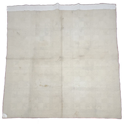 An American "Turkey Tracks" Patchwork Quilt