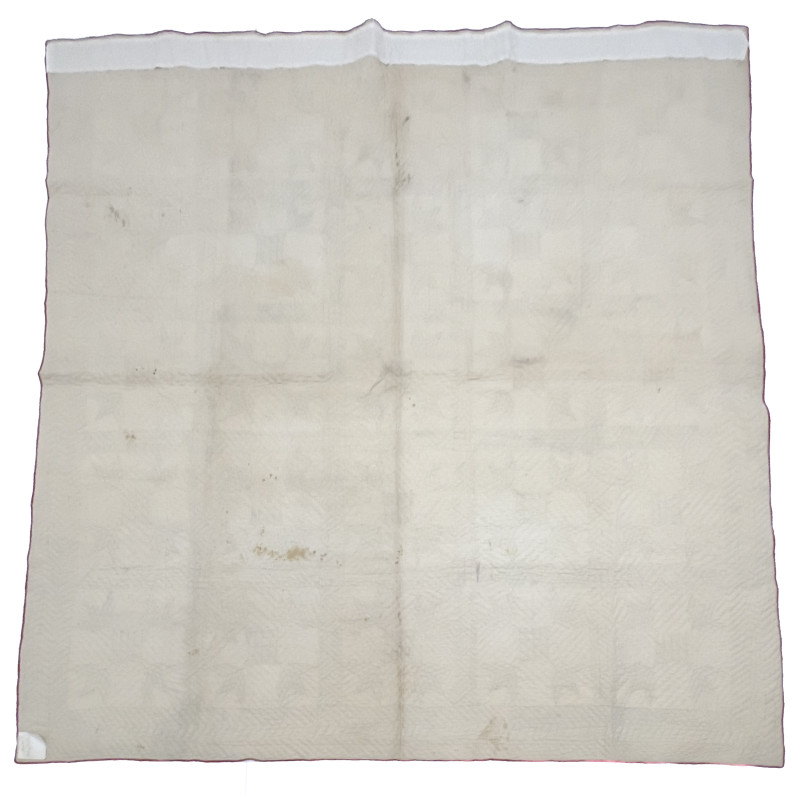 An American "Turkey Tracks" Patchwork Quilt