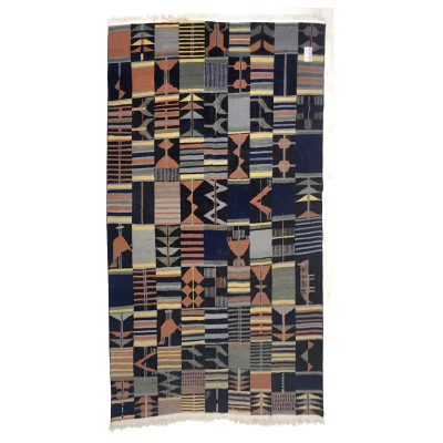 Nepali Hand-Knot Modern Pile Area Rug
