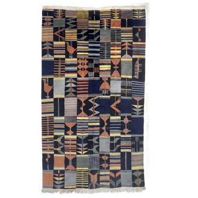 Image for Lot Nepali Hand-Knot Modern Pile Area Rug
