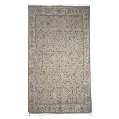 An Antique Turkish Oushak Wool Area Rug
