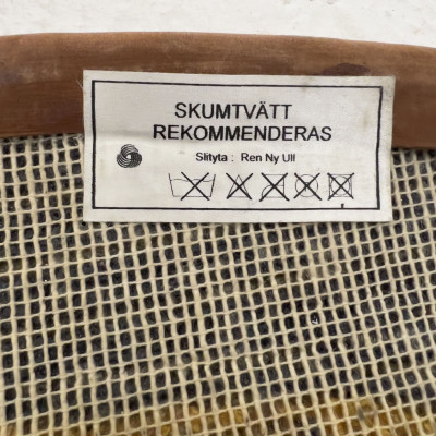 Scandinavian Modern Shag Rya Rug