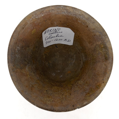 A Pre-Columbian Nariño culture terracotta vessel